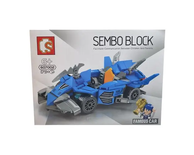 Set de constructie, Famous Car, Masina de curse cu o figurina, 179 piese