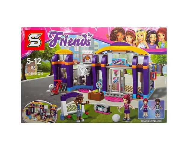 Set de constructie Friends, Sala de fitness, 349 piese