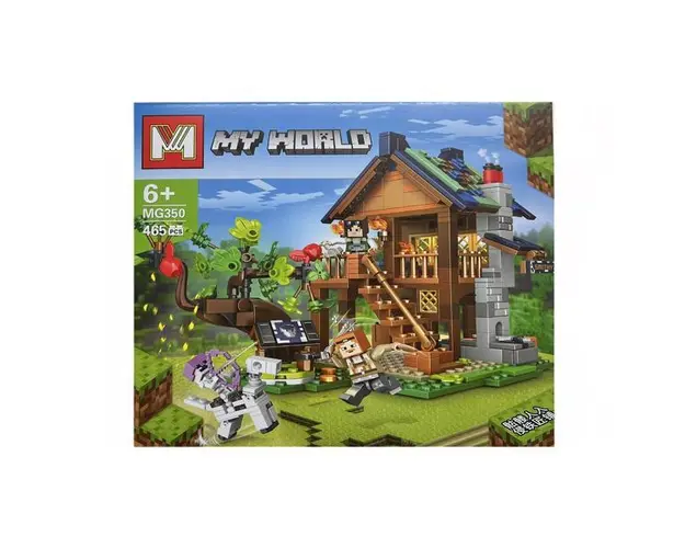 Set de constructie My World of Minecraft, Casa Fierarului, 465 piese