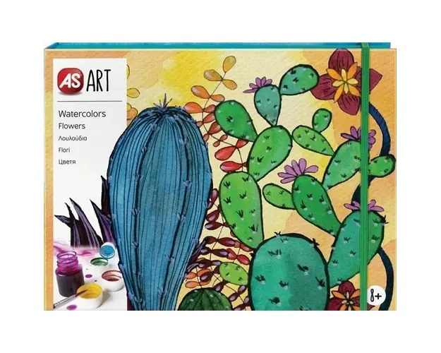 Set desen As Art acuarela. Flori