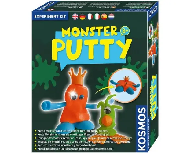 Set educativ stem - Monstrul de plastilina 