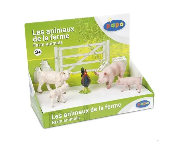 Set Figurine - Papo animale ferma oi si porci