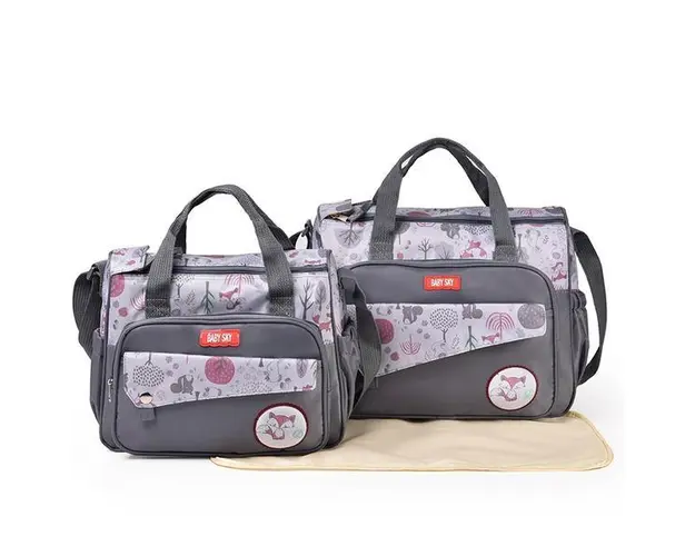 Set genti pentru mamici Baby Sky-Gri