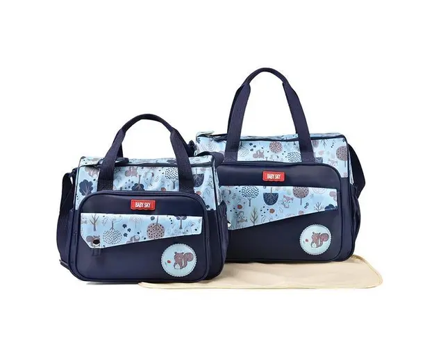 Set genti pentru mamici Baby Sky-Navy