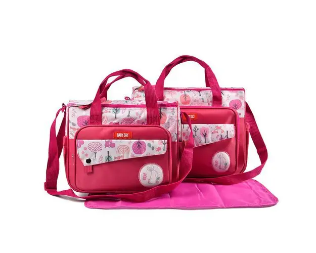 Set genti pentru mamici Baby Sky-Roz