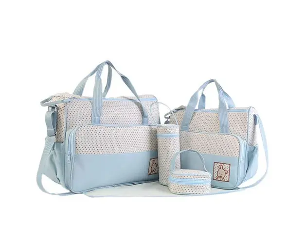 Set genti pentru mamici Mama Bag Stella Bleu
