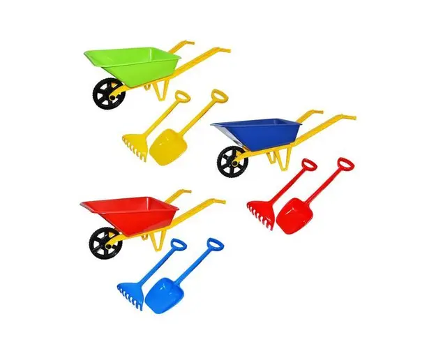 Set gradina roaba, lopata si grebla, 7Toys