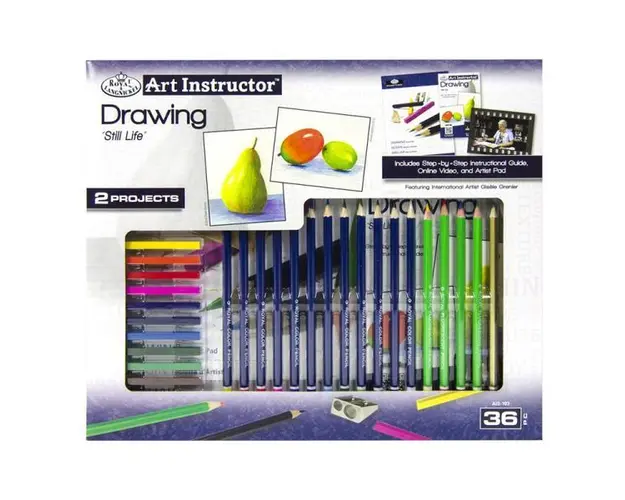 Set invata sa desenezi 35 piese Natura Moarta