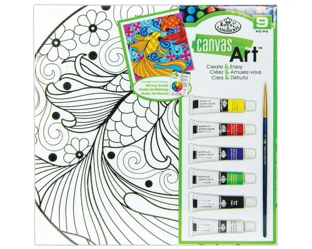 Set pictura pe panza Peste