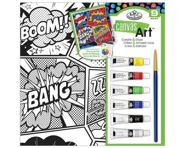 Set pictura pe panza pretiparita cu Bang