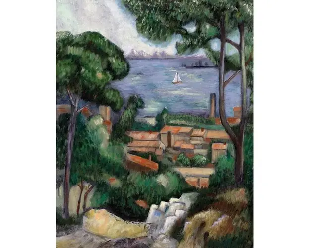 Set pictura pe panza - Vila pe coasta (L'Estaque a villa)