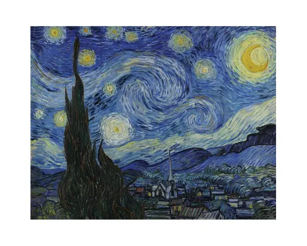 Set pictura pe panza Vincent van Gogh - Starry Night