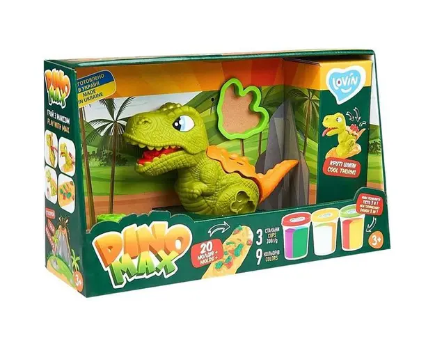 Set plastilina cu jucarie. Dino Max
