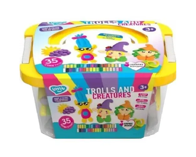 Set plastilina: Trolls and creatures