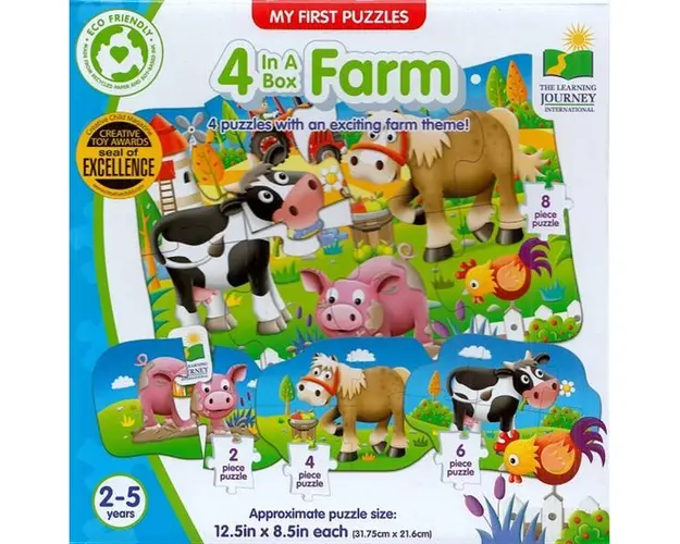 Set Primele mele 4 puzzle-uri. Ferma