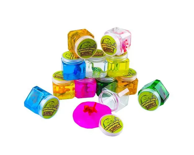 Slime cu figurina Dinozauri, 120 ml, 7Toys