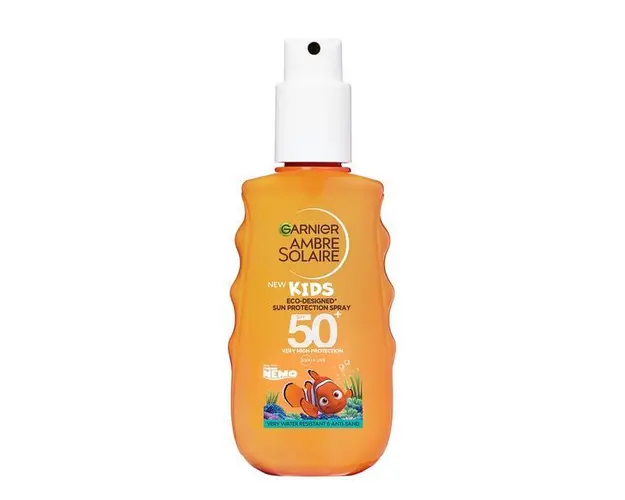 Spray de corp pentru copii Ambre Solaire, SPF 50+, Garnier, 150 ml