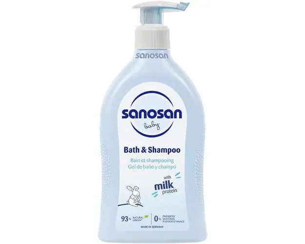 Spumant si Sampon - Sanosan Bath & Shampoo, 500 ml