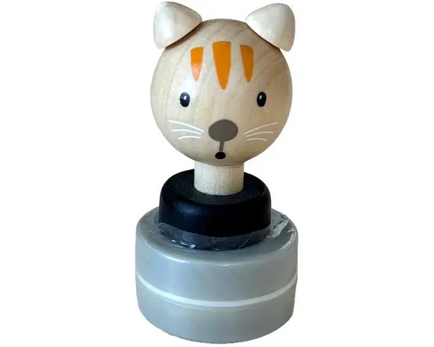 Stampila din lemn: Pisica