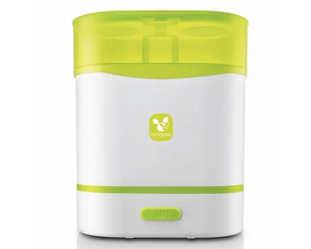 Sterilizator electric 3 in 1 cu aburi Cangaroo Verde