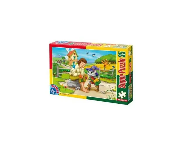 Super puzzle 35. Basme: Motanul incaltat