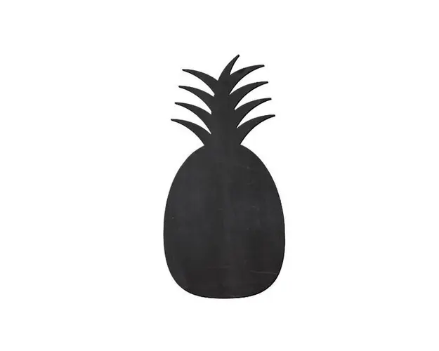 Tabla Scolara sub Forma de Autocolant pentru Scris cu Creta, Ananas, 45x90 cm