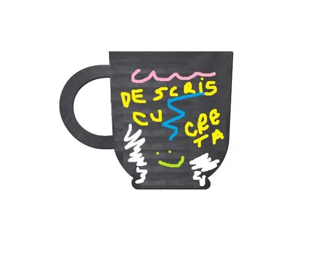 Tabla Scolara sub Forma de Autocolant pentru Scris cu Creta, Cana, 63x50cm