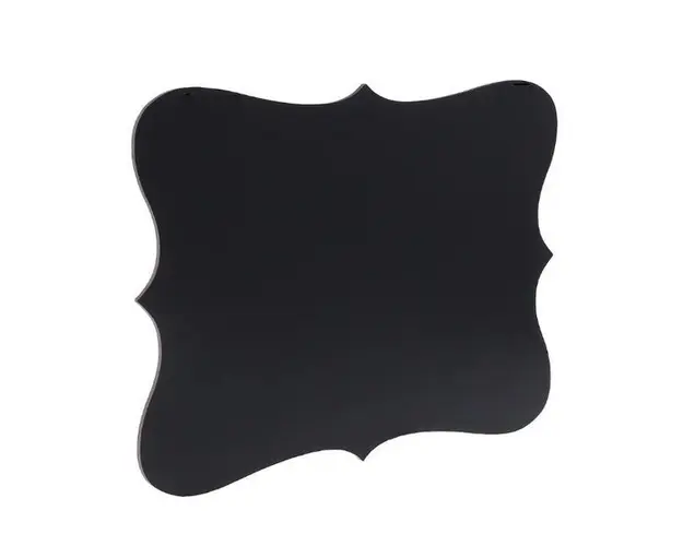 Tabla Scolara sub Forma de Autocolant pentru Scris cu Creta, Margini rotunjite, Neagra, 200 x 100 cm