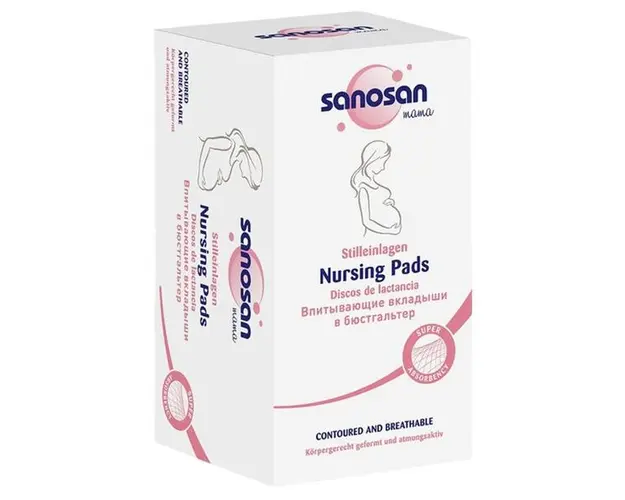 Tampoane pentru Protectia Sanilor - Sanosan Nursing Pads, 30 buc