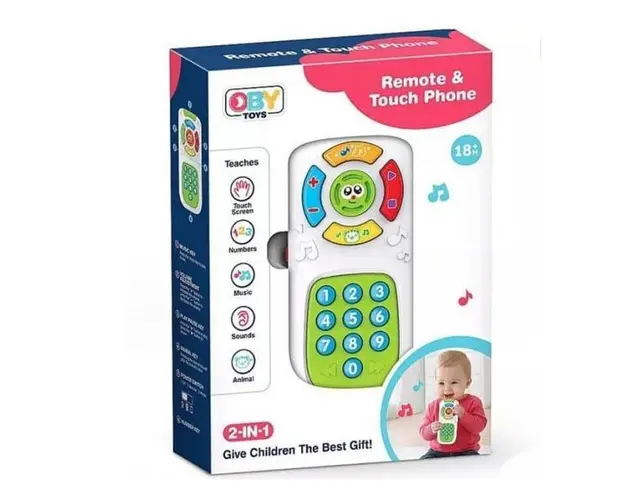 Telefon si telecomanda pentru copii,7Toys