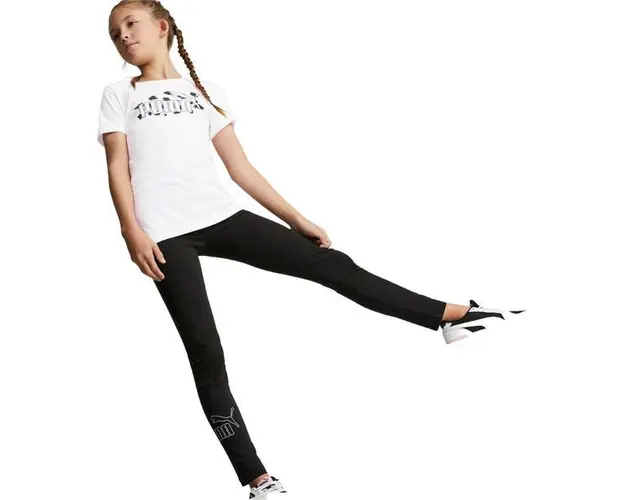 Trening copii Puma Graphic Tee Leggings Set G 67359701, 176, Alb