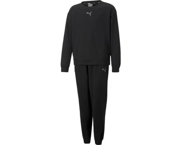 Trening copii Puma Loungewear Suit 67073401, 152, Negru