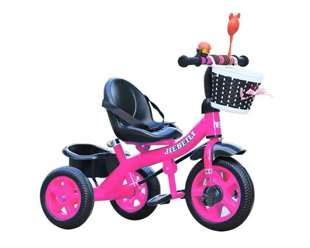 Tricicleta cu pedale pentru copii 2-5 ani, Roz