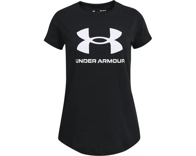 Tricou copii Under Armour Sportstyle Logo Ss 1361182-001, 138, Negru