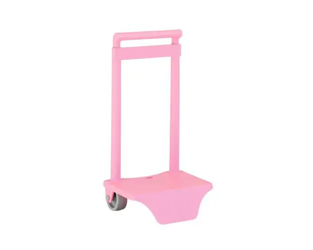 Troler mic pentru ghiozdan Roz - Bts