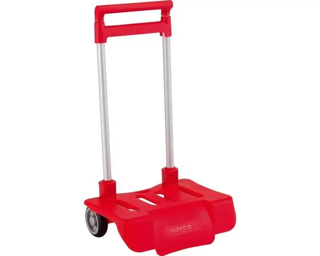 Troler pliabil scoala rosu,30x23x85 cm