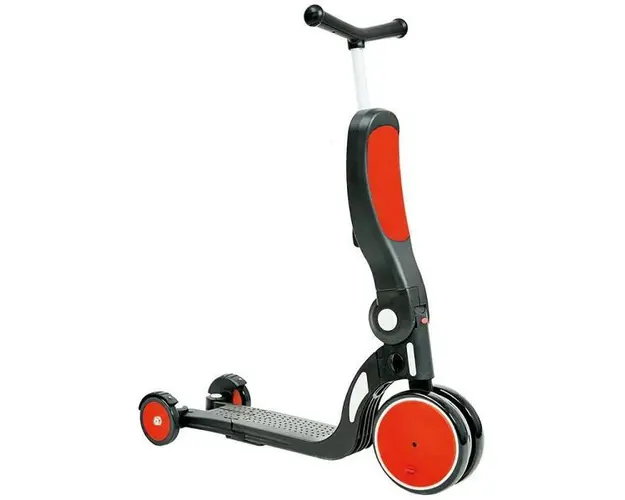 Trotineta copii 3 in 1 Oxor, Negru/Rosu, transformabila