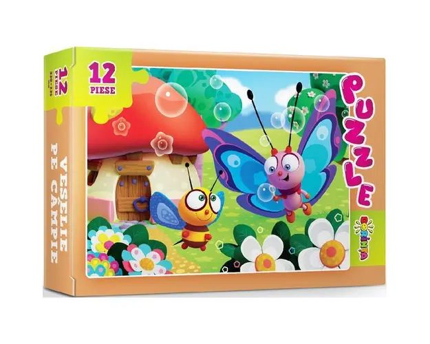 Veselie Pe Campie - Puzzle 12 Piese