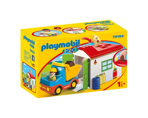 Playmobil - 1.2.3 Casuta Cu Forme Si Basculanta
