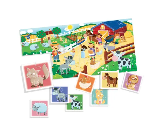 Headu Teacher Tested - 8 si 1 Primul Meu Puzzle Ferma