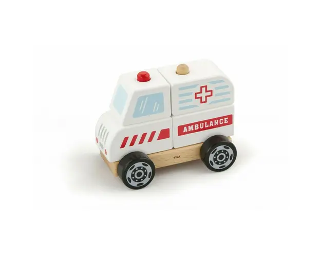 Viga - Jucarie pentru sortat si stivuit Ambulanta