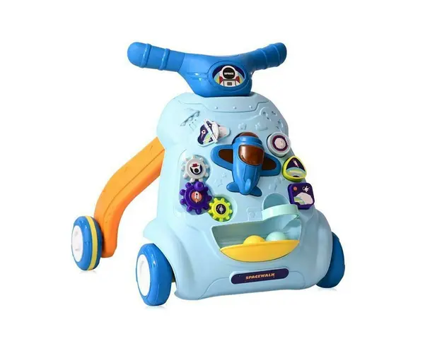 Lorelli - Antemergator multifunctional, cu centru de activitati, Space, Blue