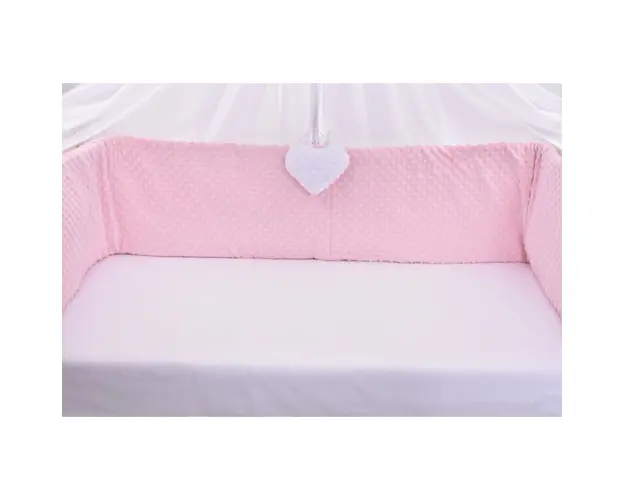 Aparatori clasice minky groase roz 240 cm