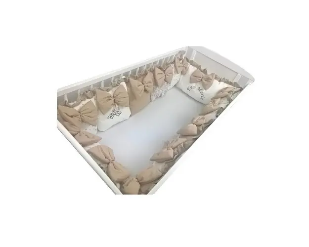 Aparatori din 13 pernute LUX by Deseda pt pat 120x 60 cm Bej