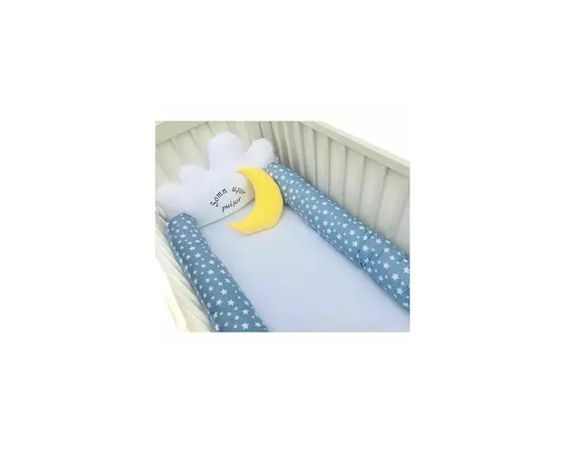 Aparatori laterale protectii pat cu bumper 120x60 cm Deseda Somn usor puisor