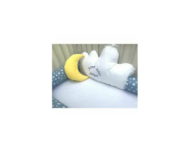 Aparatori laterale protectii pat cu bumper 140x70 cm Deseda Somn usor puisor