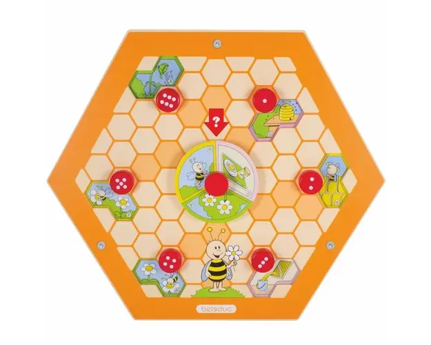Beleduc - Aplicatie de perete Albinuta invata sa numere