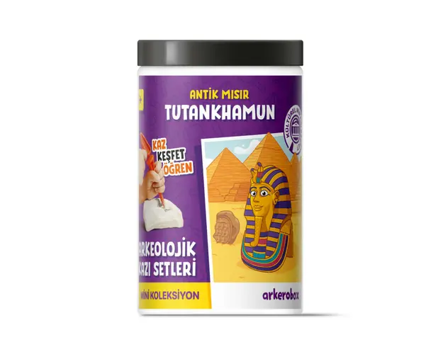 Arkerobox - Mini set arheologic educational si puzzle 3D, Egiptul Antic, Tutankhamon