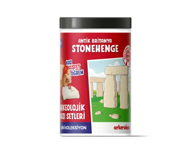 Arkerobox - Mini set arheologic educational si puzzle 3D, Marea Britanie antica, Stonehenge