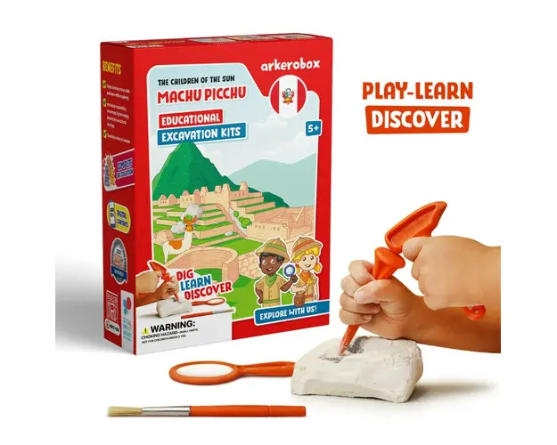 Arkerobox - Set arheologic educational si puzzle 3D, Machu Picchu
